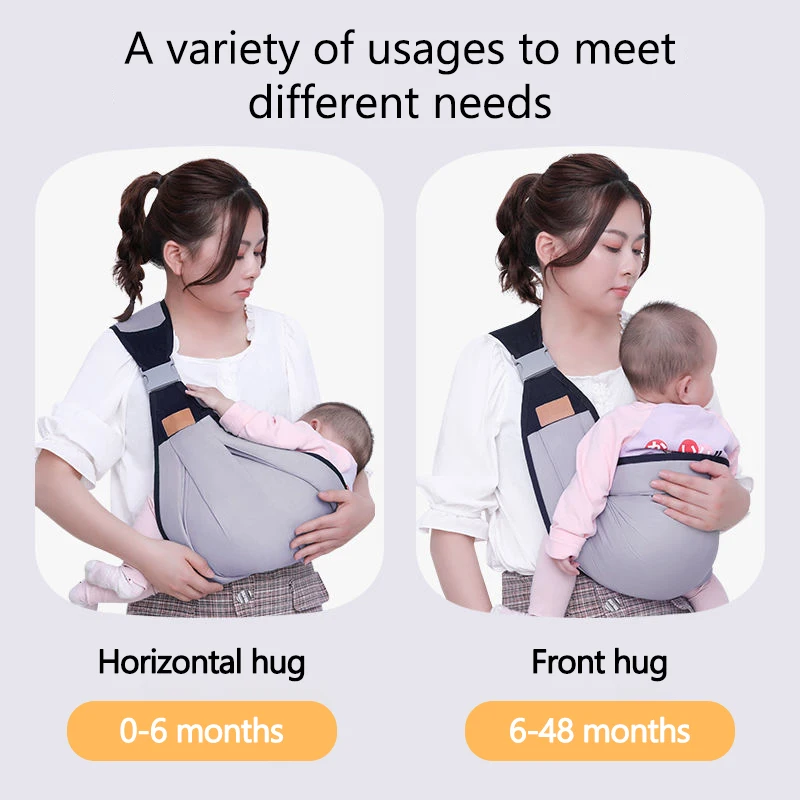 Multifunctional Baby Carrier Ring Sling Child Carrier Wrap For Baby Front Holding Type Easy Carrying Artifact Ergonomic Protable