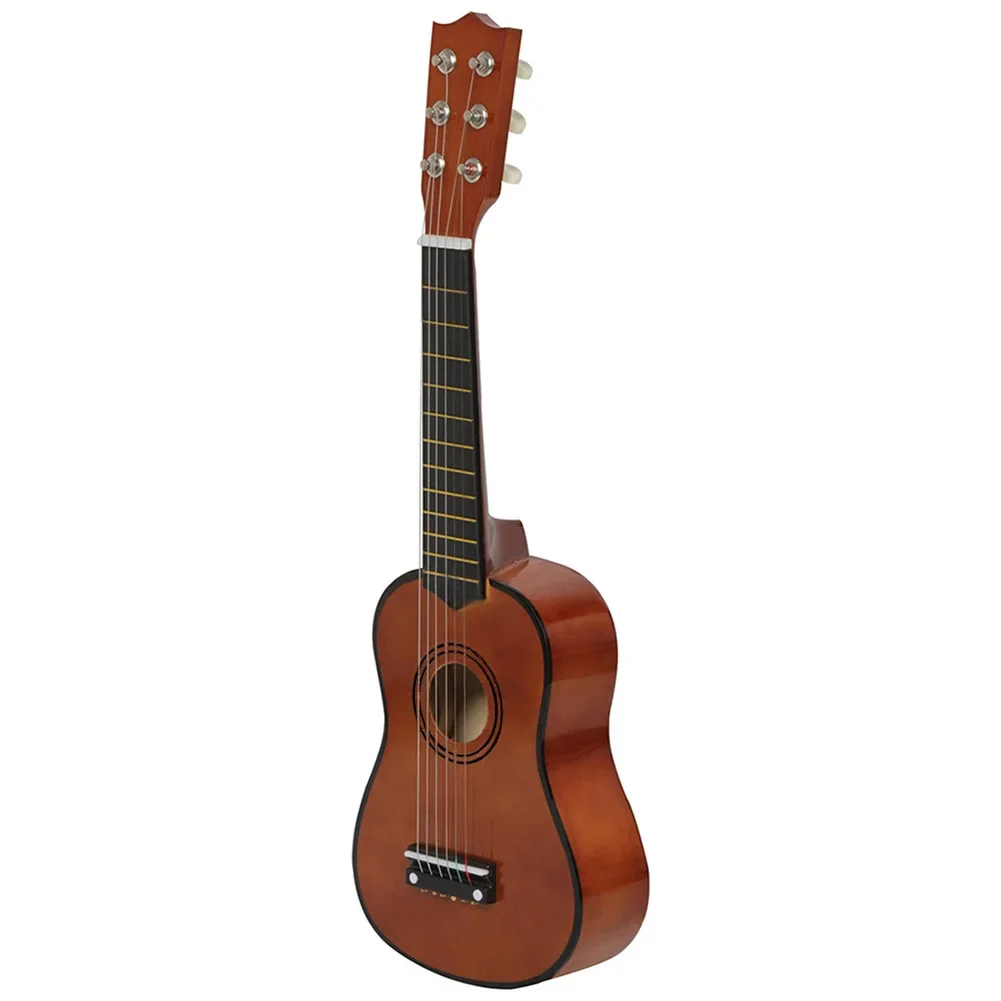 Basswood Guitar Ukulele 6 Strings Musical Instruments Kids Playing Educational Toys Gift for Beginner Music Lover