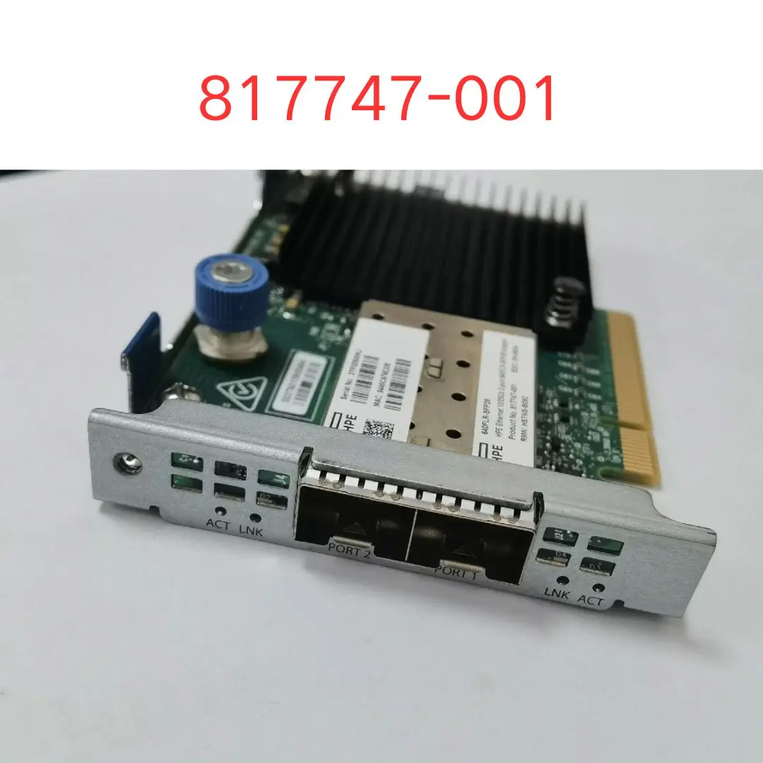 

Second-hand HPE 640FLR-SFP28 840139-001 817749-B21 817747-001 10/25G server network card