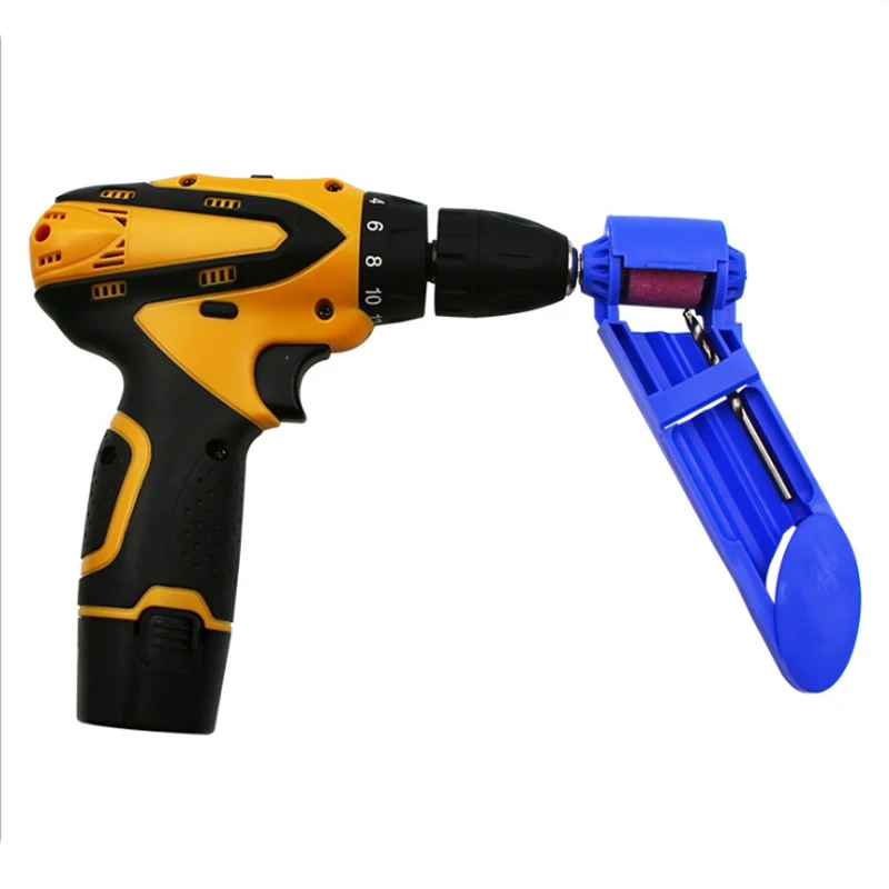 เจาะ Bit Sharpener 2-12.5มม.แบบพกพาคอรันดัมบดล้อเจาะ Bit Sharpener เจาะไทเทเนียมแบบพกพาเจาะ Powered เครื่องมือ