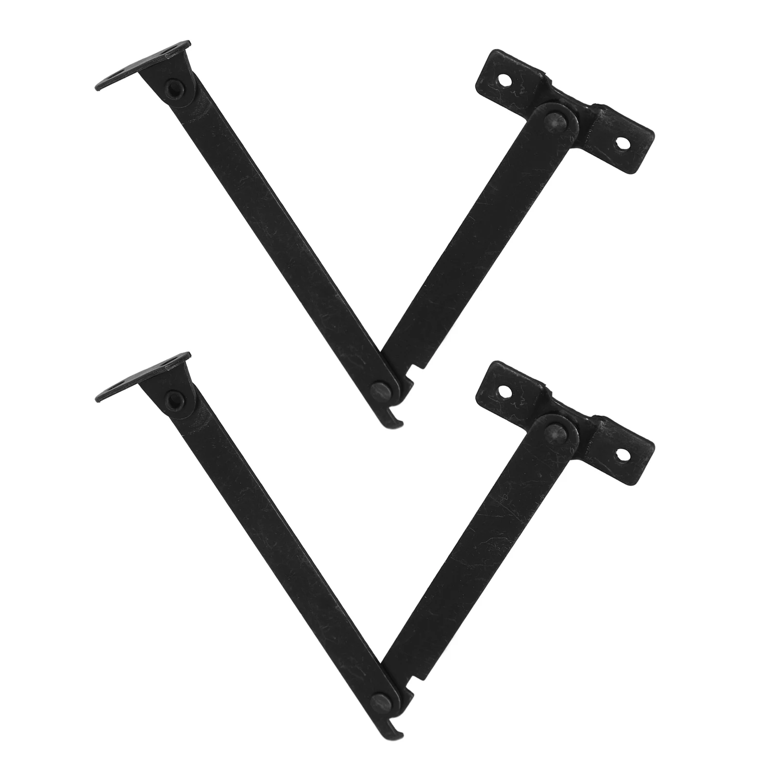 

2 pcs Hinges Heavy Duty Furniture Bracket Foldable Iron Support Lid Hinges Box Presentation Gift Packaging