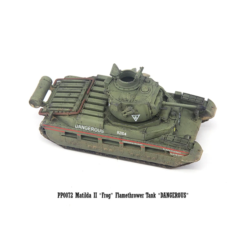 1:72 Schaal Plastic Pp0072 Matilda 2 Australië Tankmodel Gevaarlijk Gemilitariseerd Gevechtsspoor Type Klassiekers Geschenken Statische Weergave