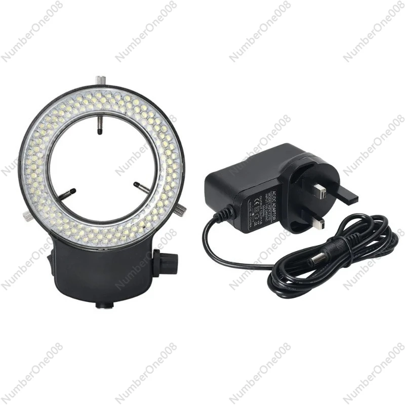 MIC-209 مجهر حلقة الضوء 144 الخرز مصدر الضوء قابل للتعديل، ضوء حلقة غطاء محرك السيارة الشفاف #3