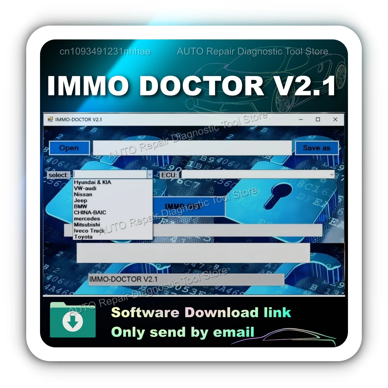 

2025HOT IMMO DOCTOR V2.1 software Turn off engine computer anti-theft software for SIM2K MT38 ME 17.9.2 17.9.8 MED17.9.8 ME17.5