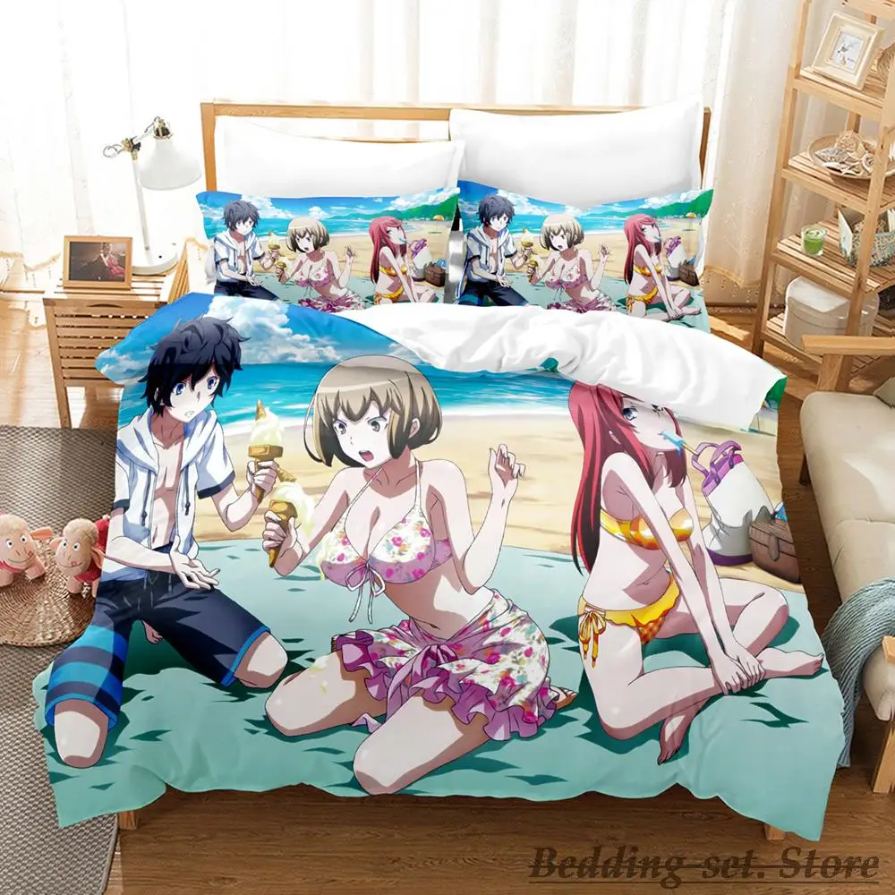 

2023 Devil Survivor 2 The Animation Bedding Set Single Twin Full Queen King Size Bed Set Adult Kid Bedroom Duvetcover Sets Anime