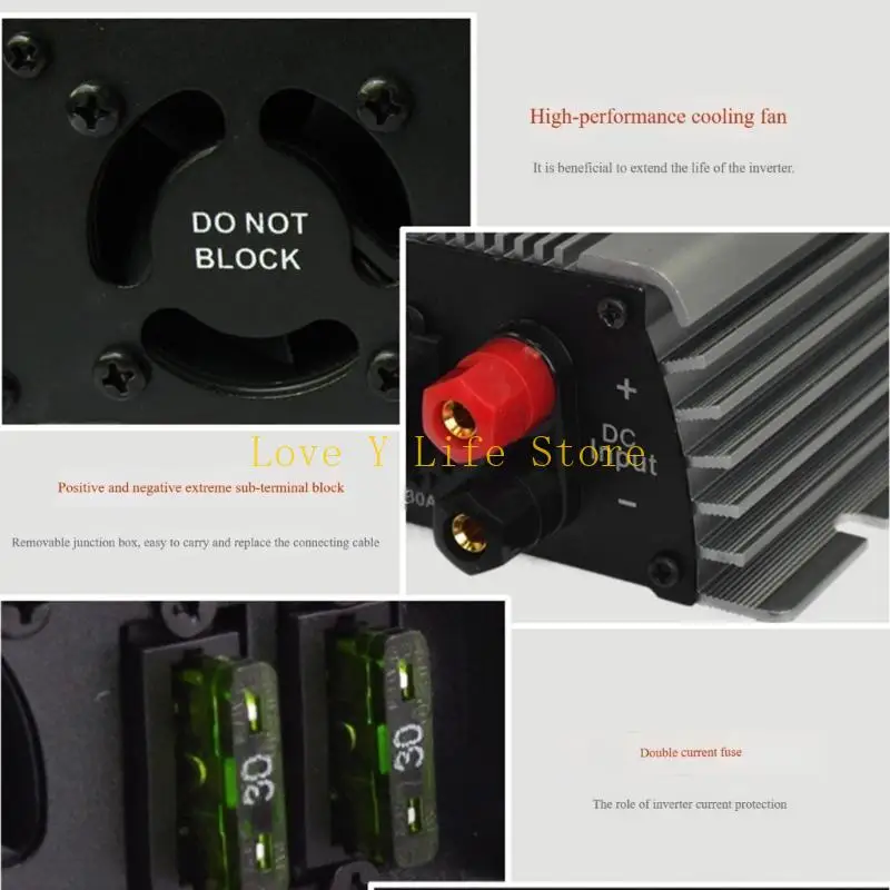 L74C 600W High Efficiency Solar Power Inverters Grids Tie Solar Inverters for Home Use