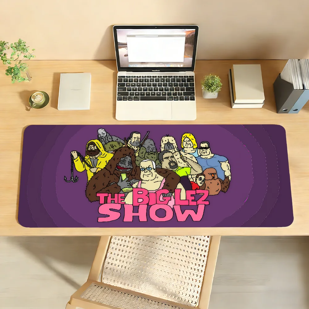 Mouse Pad Engraçado The B-Big Lez S-Show para Computador e Laptop, Tapete de Borracha Antiderrapante para Gamers, Decoração para Mesa