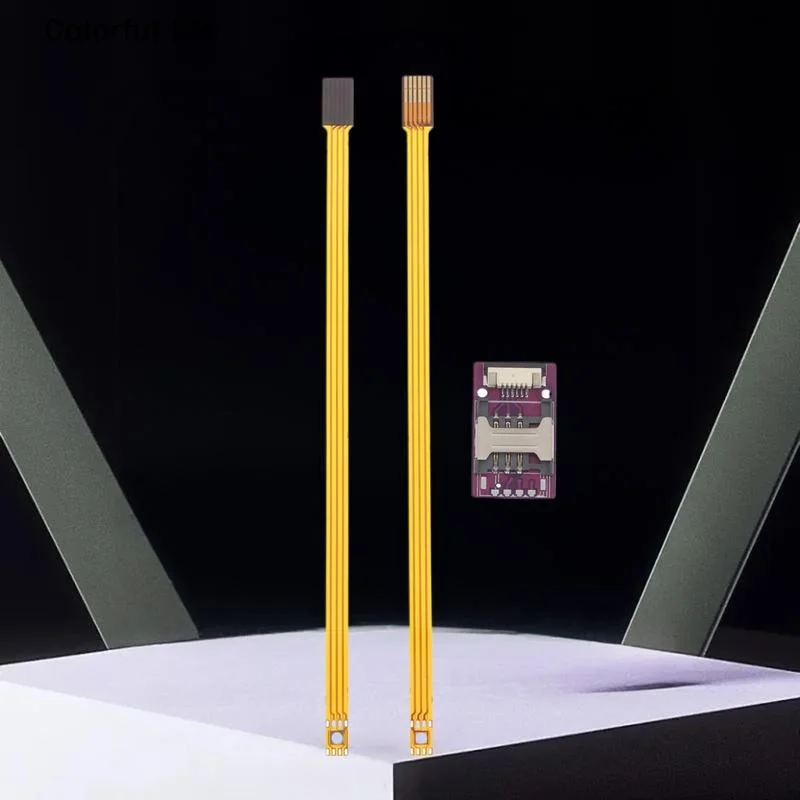 

ESIM PCB Chip with Solderable Points, External Card Holder & Extension Cable for ESIM Card Conversion