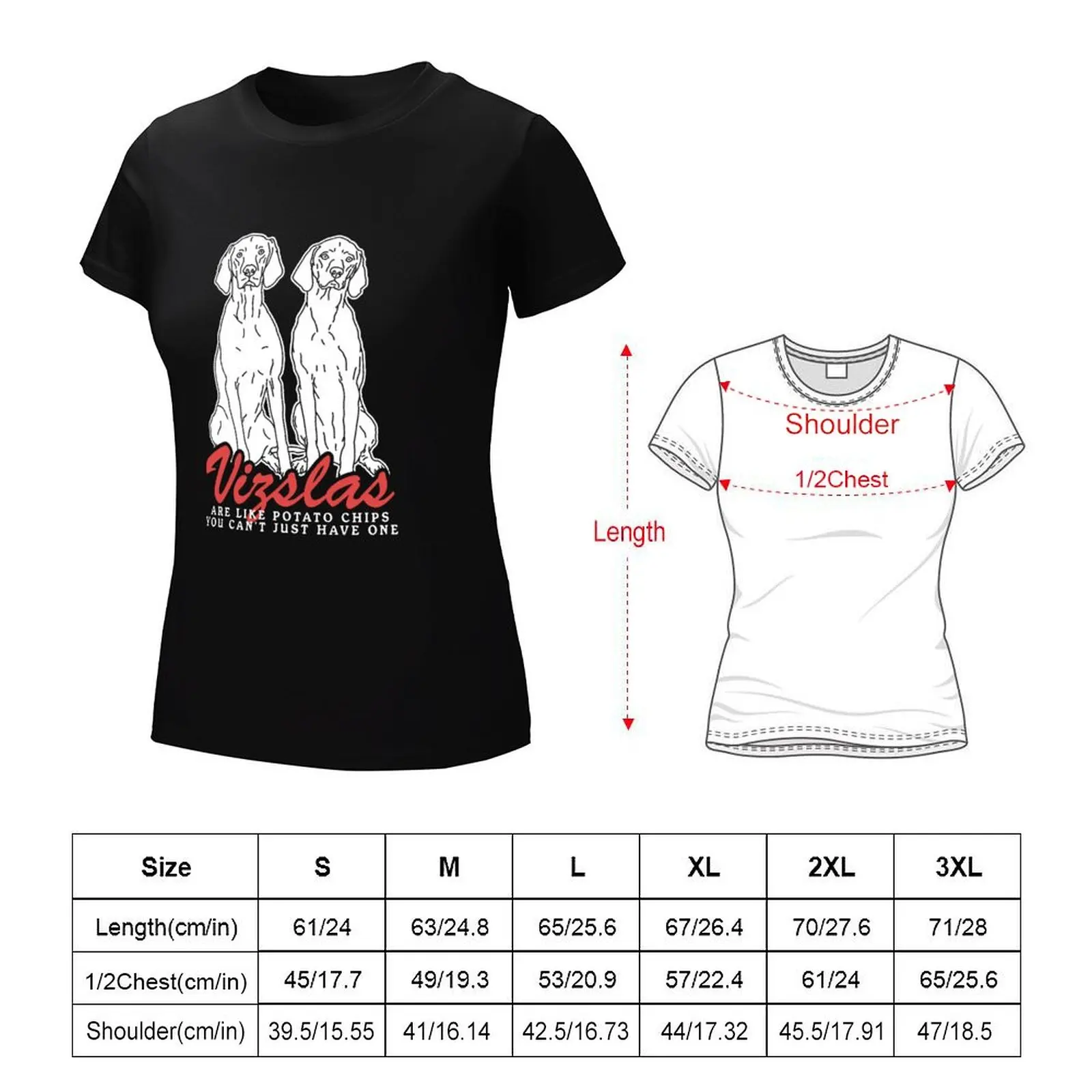 Vizslas Are Like Dog Owner Vizsla T-Shirt estetyczna koszulka z krótkim rękawem damska urocza dla kobiet