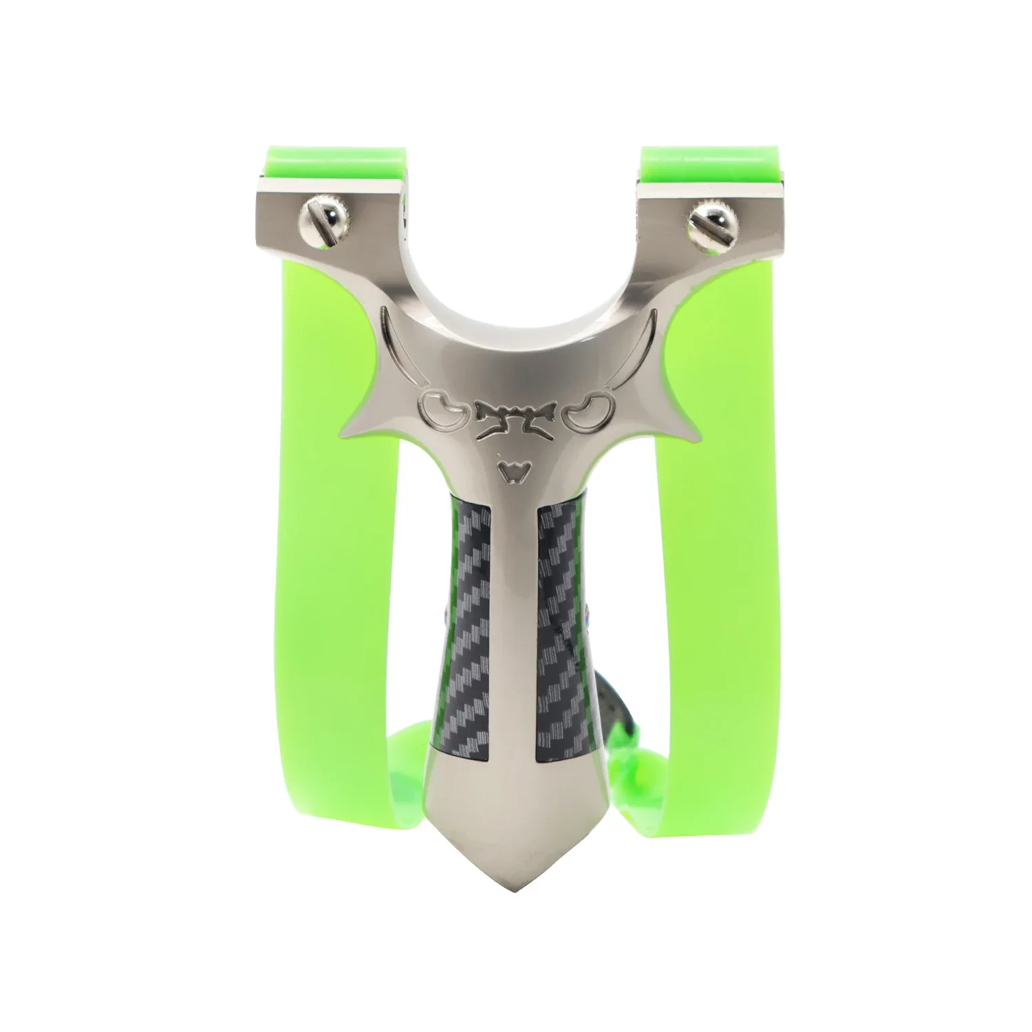 الفضة السوداء مخطط الربط سبائك الألومنيوم مقلاع معدني كامل المهنية اطلاق النار بيند مقبض الصيد في الهواء الطلق الرافعة