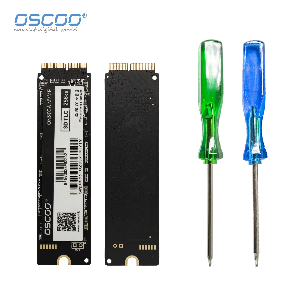OSCOO SSD Disco a stato solido interno per MacBook Air 2013-2017 A1465 A1466 e 2013-2016 MacBook Pro A1502 A1398 e 2014 MacMini A1347
