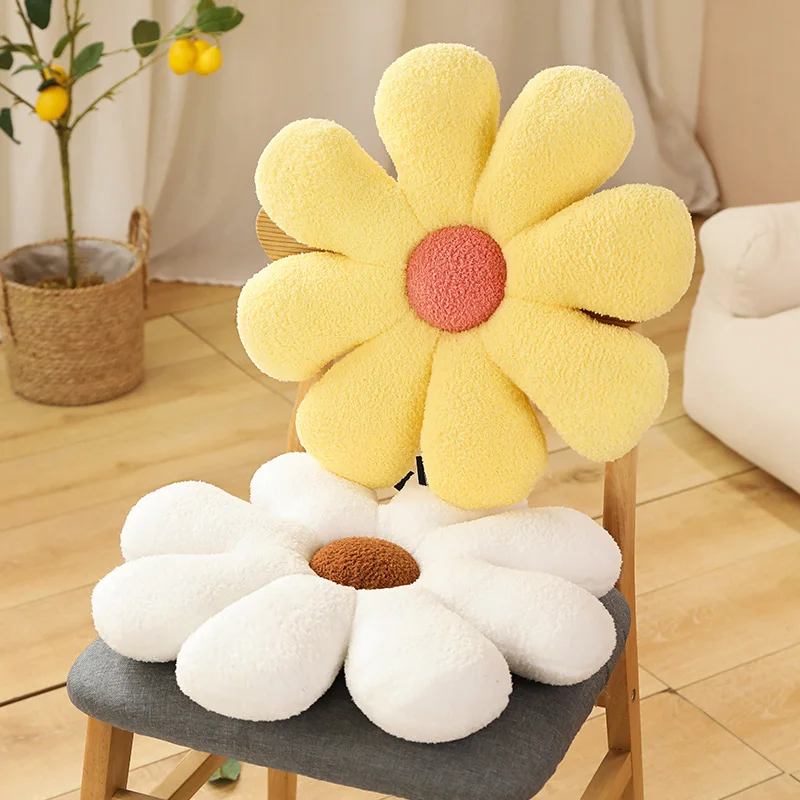 45-60CM New Lovely Soft Petal Plush Toys Cute Flowers Plushie Pillow Stuffed Soft Sofa Cushion Birthday Gift for Children