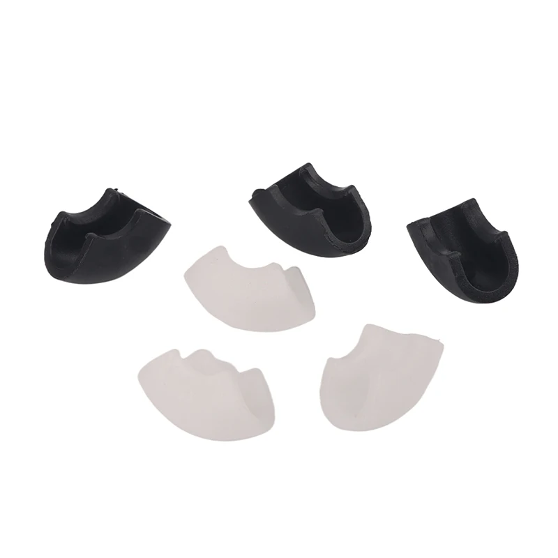 New 20pcs Non-slip Furniture Leg Pads Plastic Chair Leg Caps Sock Stool Anti-front Tilt U-shaped Tube Rear Pad 10mm Pipe Clamp