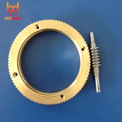 1Set Outer Diameter:72mm 0.8M-90T Worm Gear Rod Speed Ratio 1:90