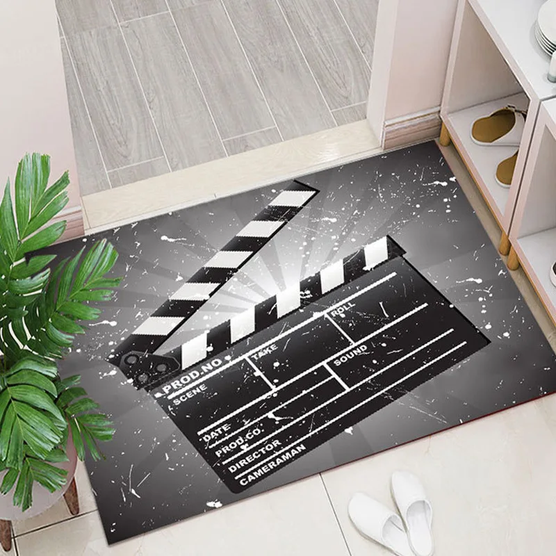 3D Effect Floor Mat Cartoon Vertigo Carpet Home Bedroom Living Room Door Mat Bathroom Non-slip Bedroom Living Room Floor Mat