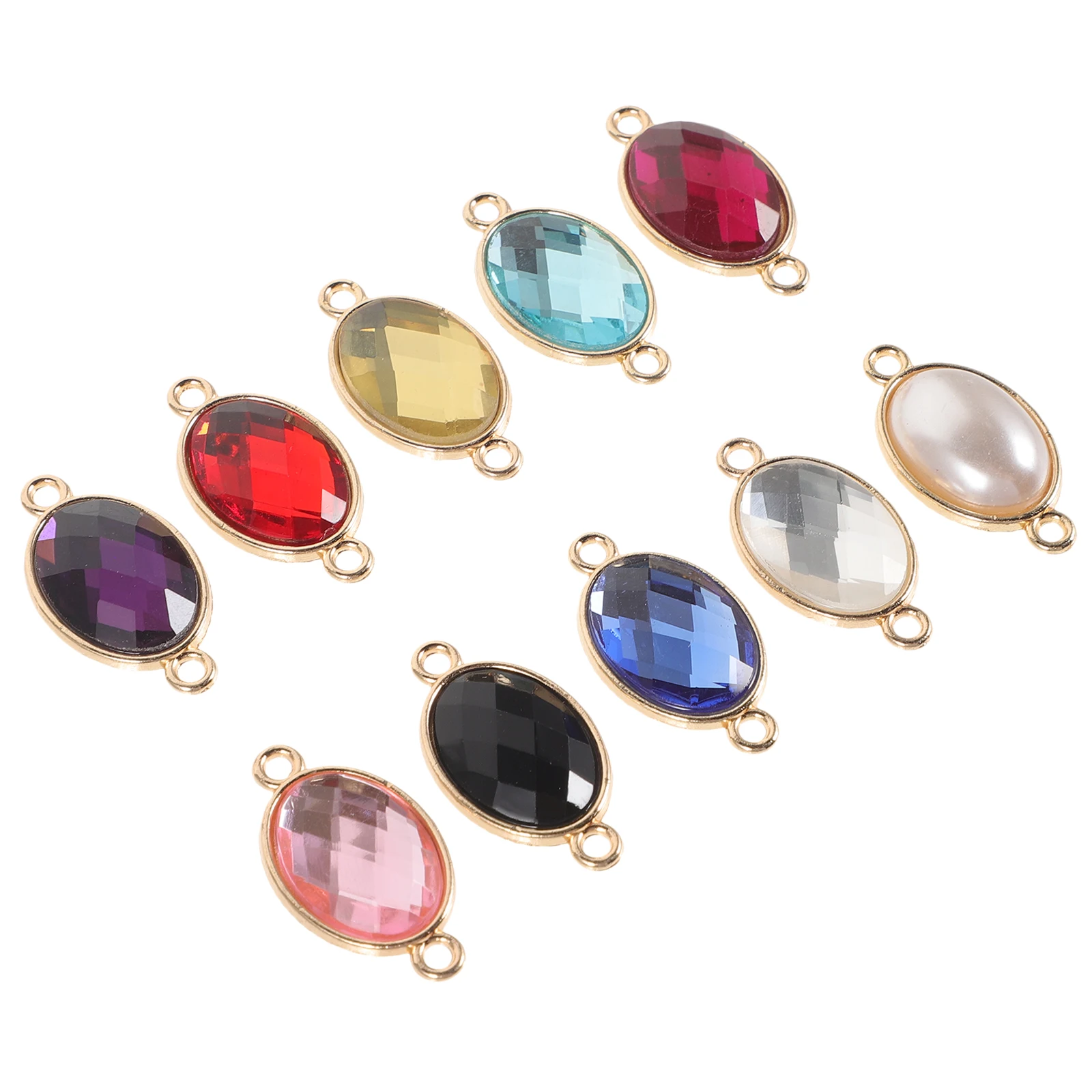 

10pcs Cat's Pendant Oval Shape Connector Jewelry Bracelet Making Supplies Making Charms Bracelet Necklace Supplies