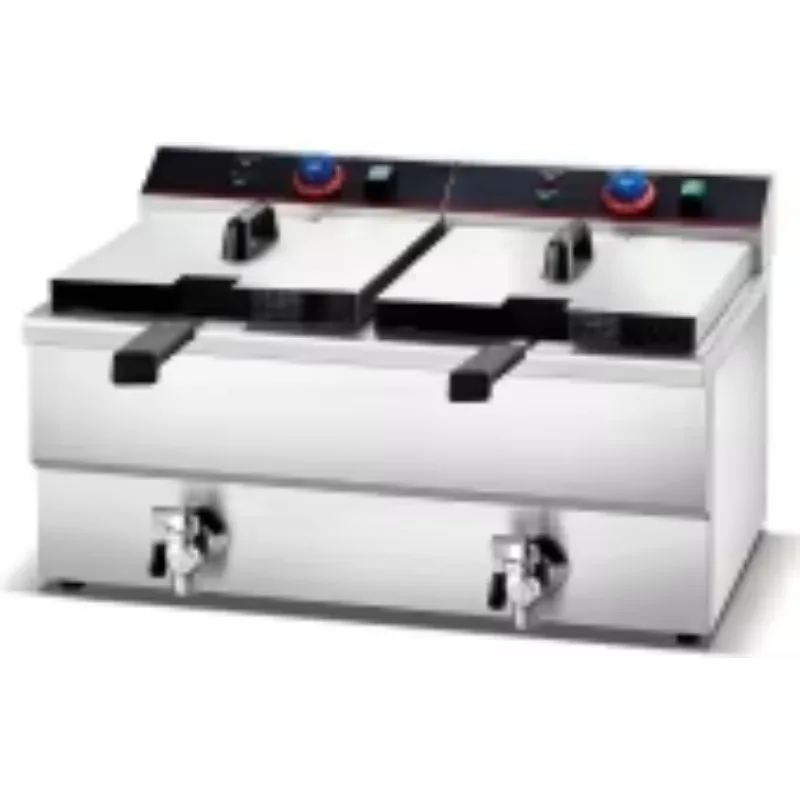 مقلاة كهربائية من الفولاذ المقاوم للصدأ، بطاطس مقلية، دجاج مقلي، مطعم، مقلاة كهربائية تجارية، سهلة التنظيف #3