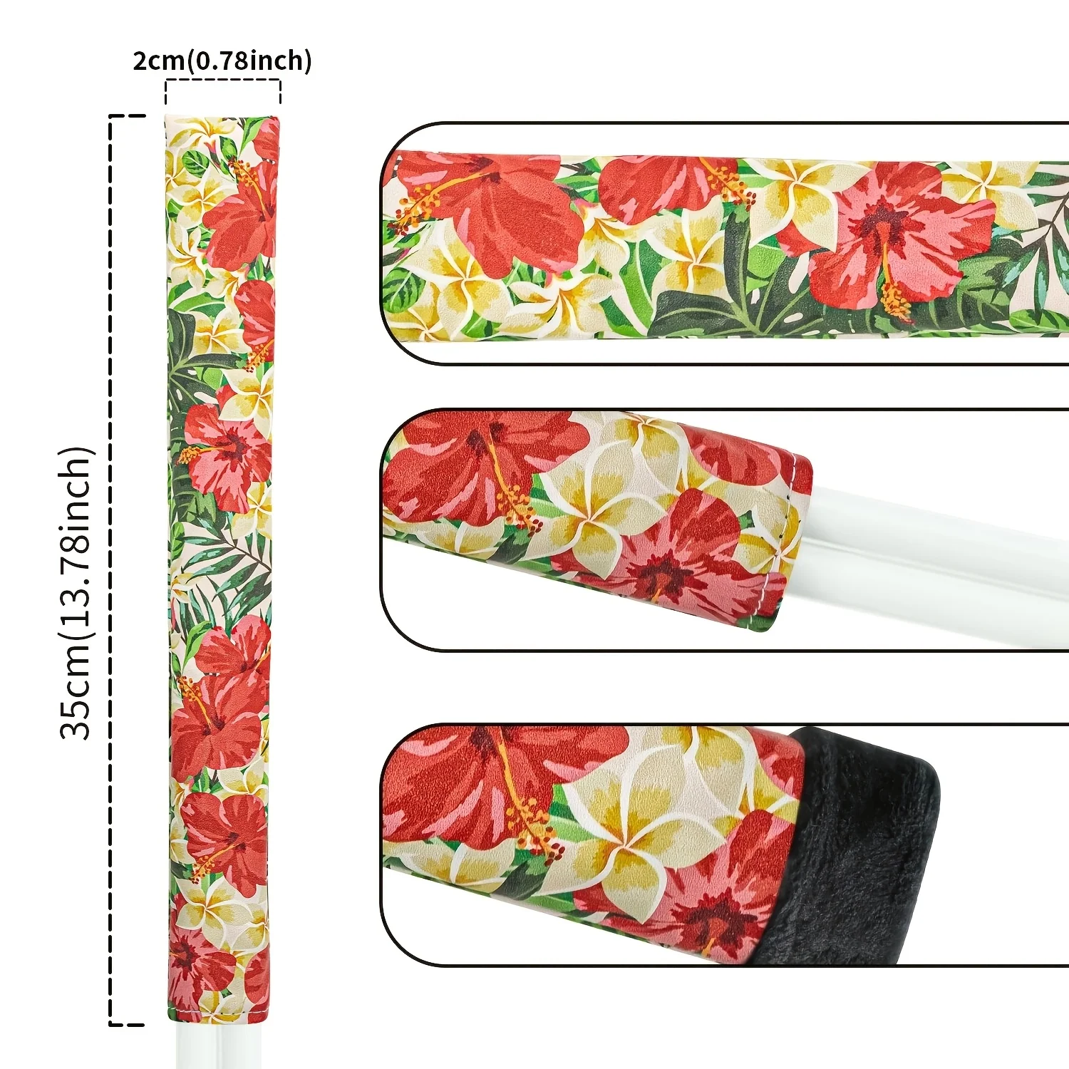 1pc Tropical Rainforest Floral Pattern Golf Alignment Stick Headcover, Random Pattern, Attractive and Practical Golf Accessory image 6