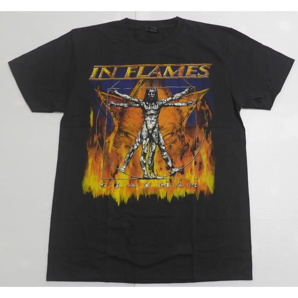 Vintage In Flames - Clayman World Band T Shirt S-4XL VN995