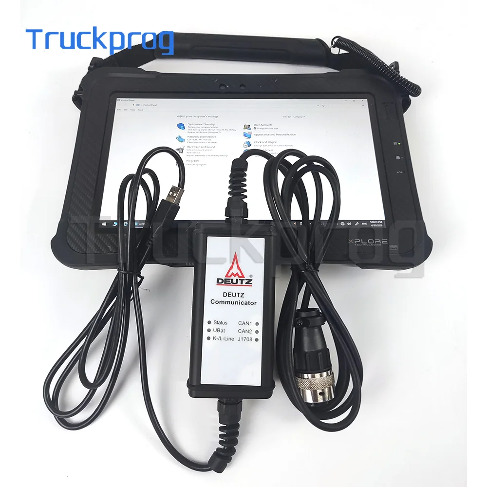 

For Deutz Decom Auto Detector Serdia2023 for Truck Controllers EMR 2/3/4 Diagnostic & Programming Tool+ Xplore Tablet