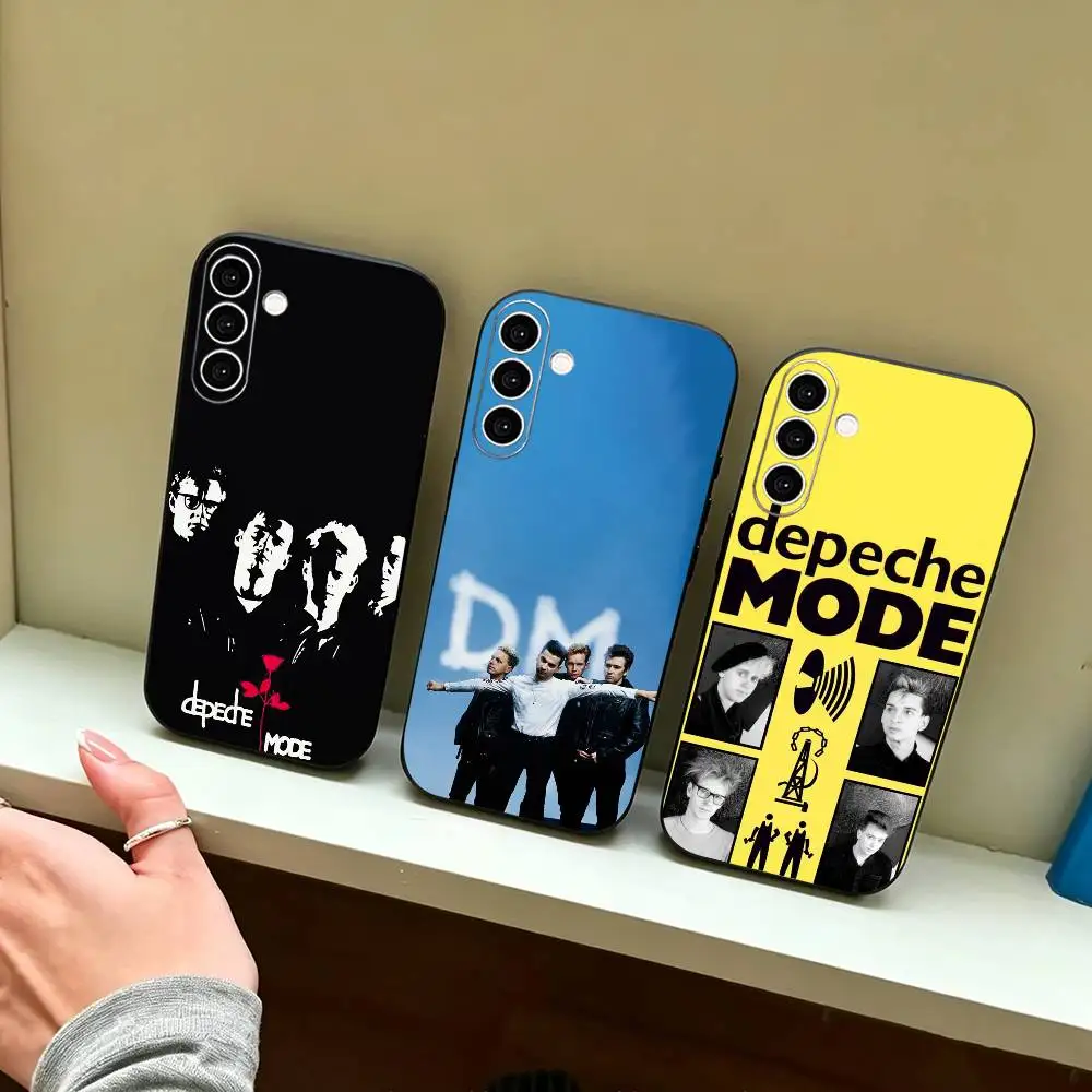 Band Depeche-Mode  Phone Case For Samsung Galaxy A73,A72,A71,A70,A53,A52,A51,Soft Silicone Black Cover