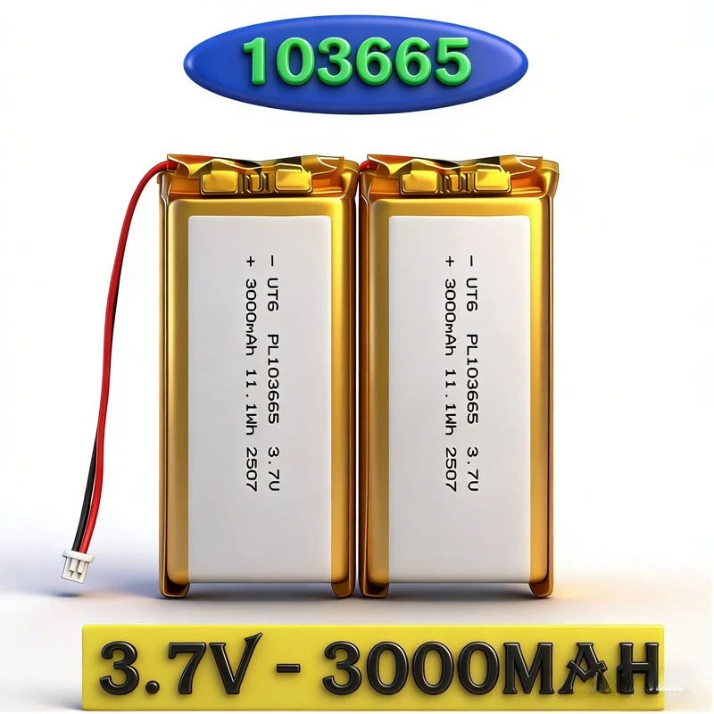 3.7V 3000Mah 103665…