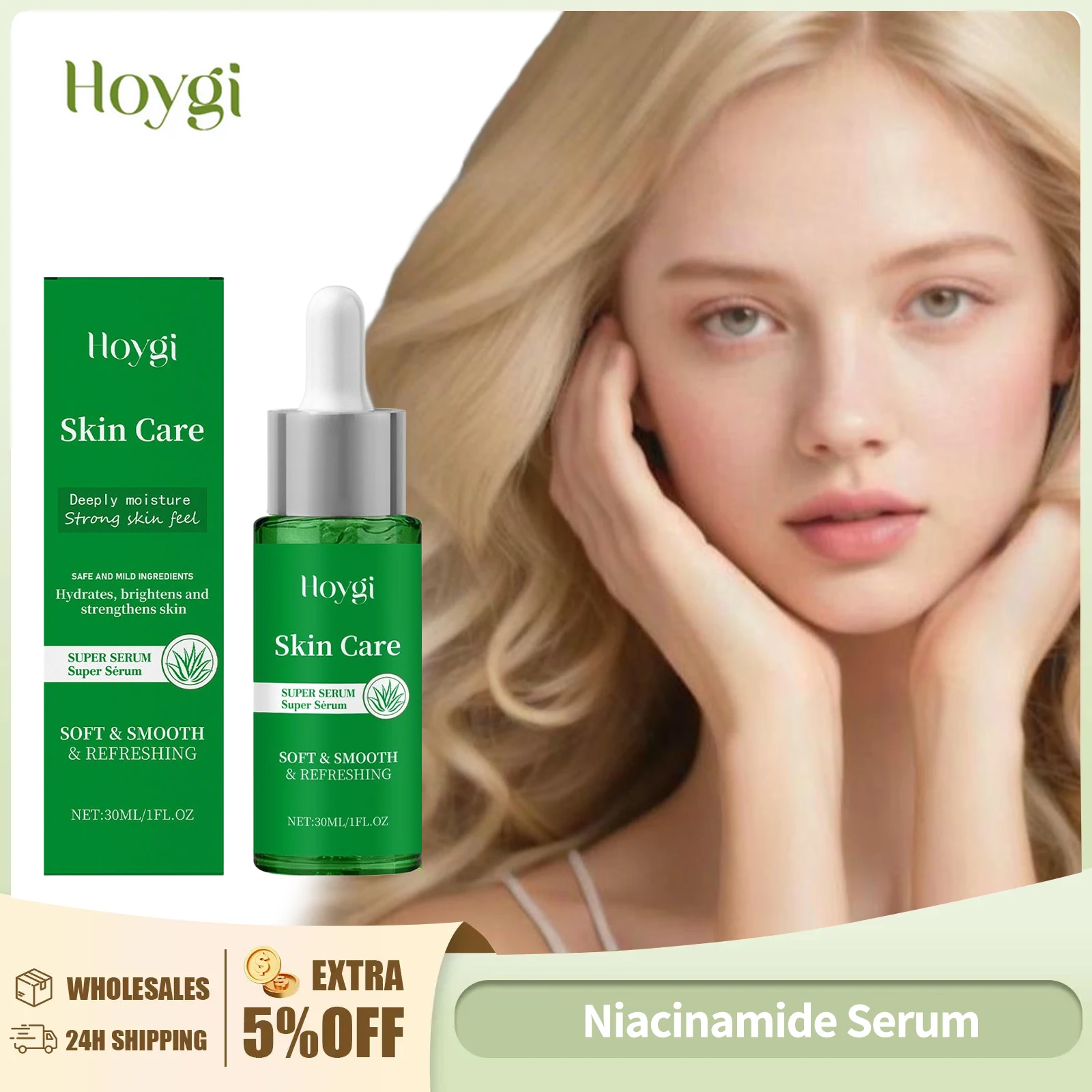 Niacinamide Serum Fade Dark Spot Reduce Melanin Brightening Moisturizing Repair Strengthen Barrier Refreshing Soothing Skin Care