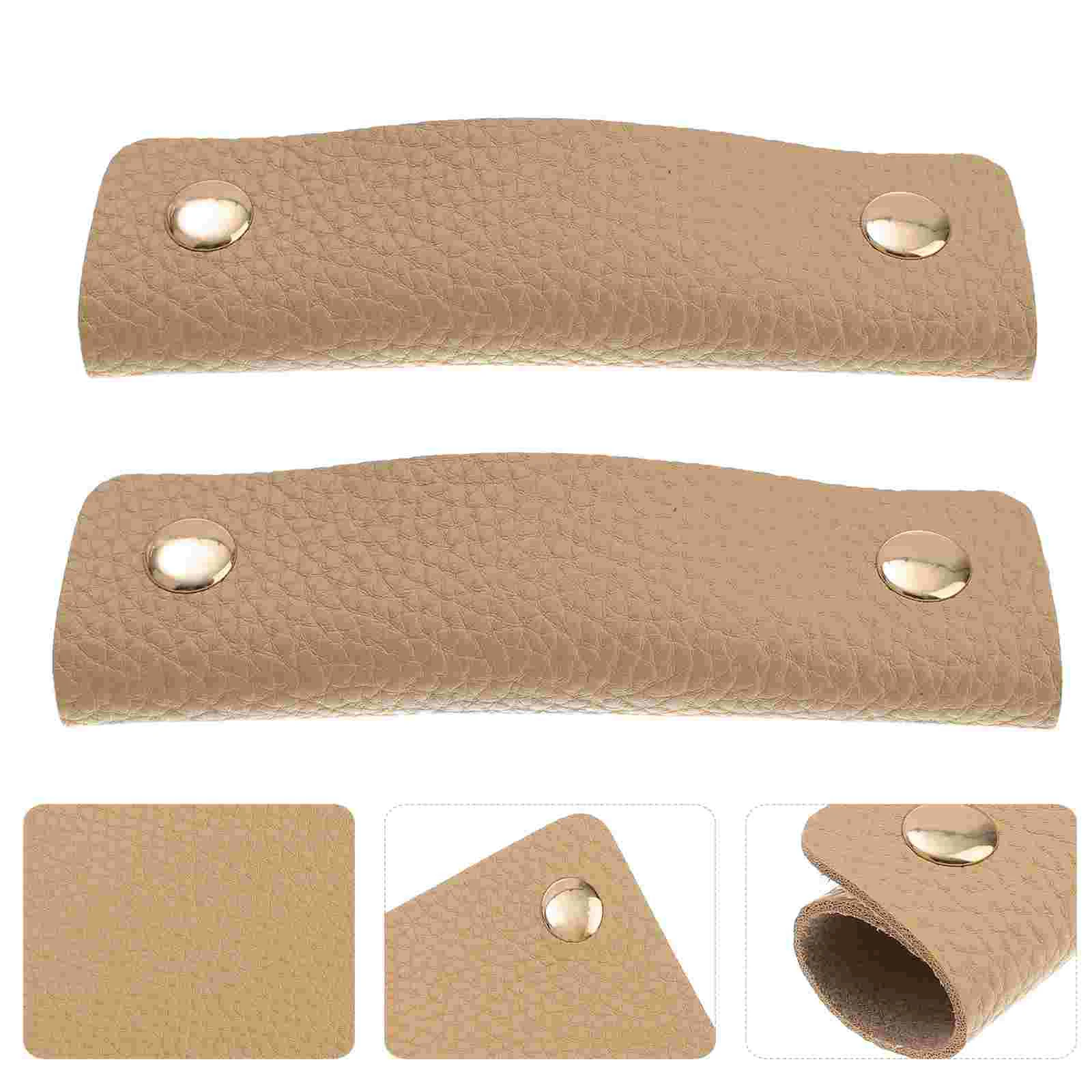 2 Pcs Laptop Anti-snap Gloves Grocery Bag Backpacks Pu Luggage Hand Protective Cover