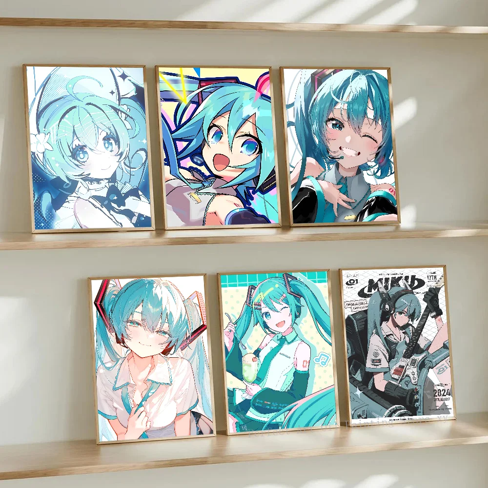 Hatsune Miku Poster Paper Printing Home Living Room Entrance Restaurant Cafe Art Painting Decoration