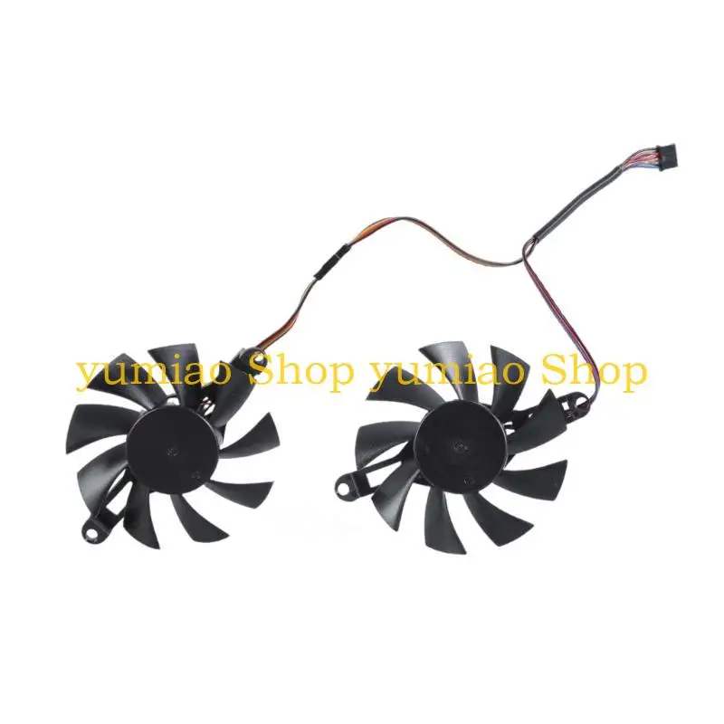 

587B 80 мм 4PIN видеокарты для охлаждения охлаждения для RX580 2048 FAN FAN COLERS FAN