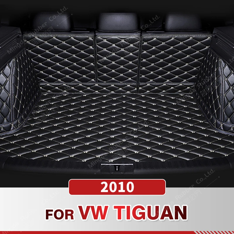 

Auto Full Coverage Trunk Mat For VOLKSWAGEN VW Tiguan 2010 Car Boot Cover Pad Cargo Liner Interior Protector Accessories