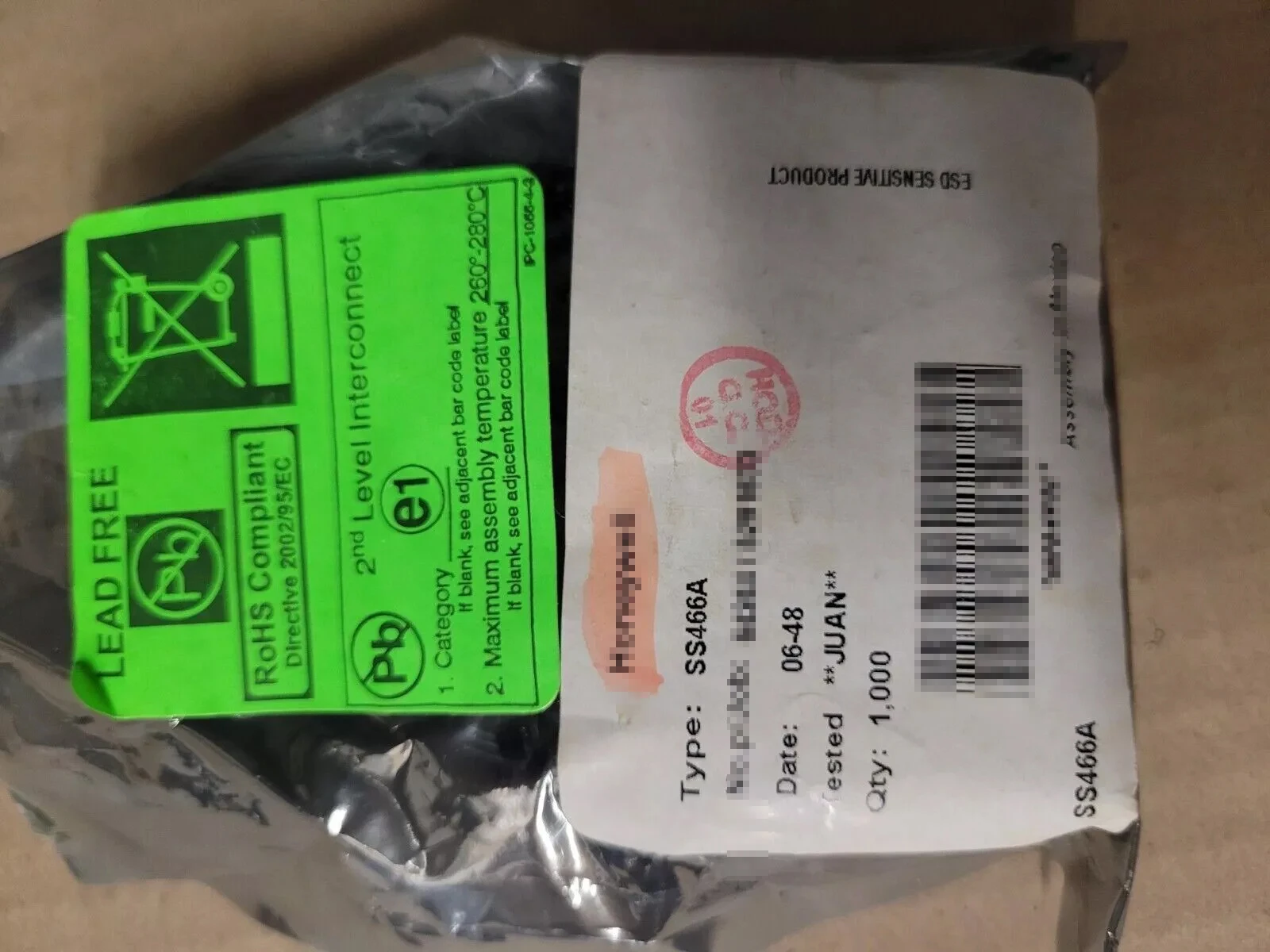 New and Original SS466A hall-effect sensor In Stock