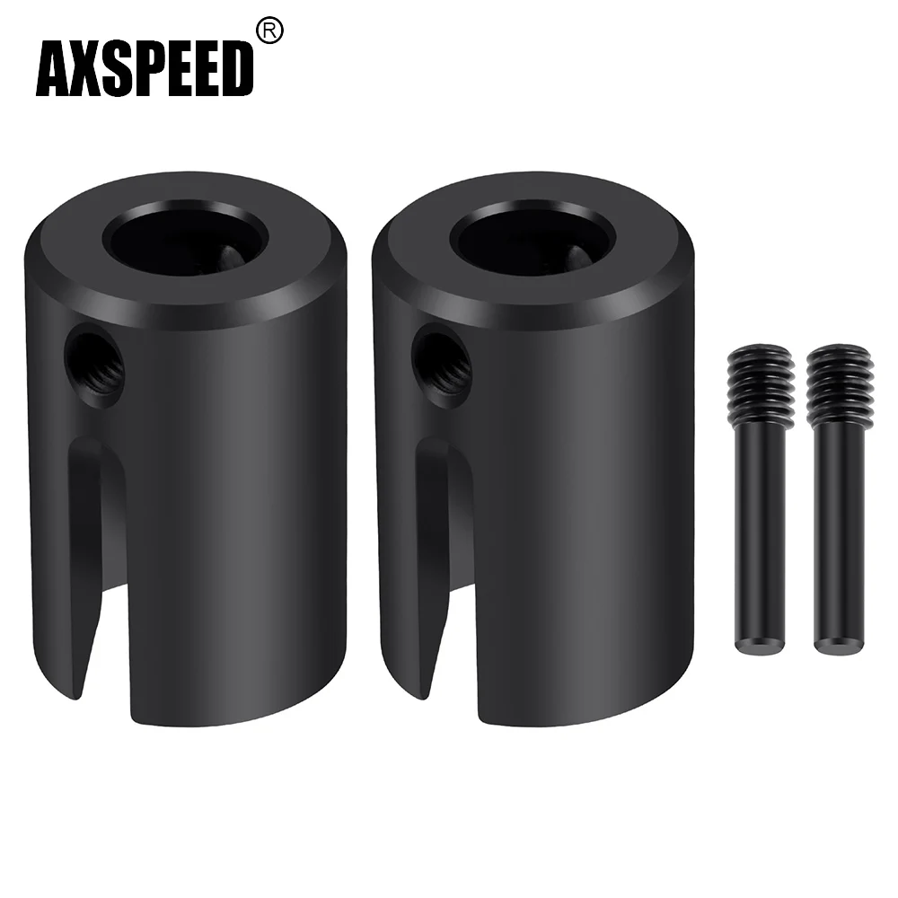 AXSPEED 2Pcs Steel Front/Rear Diff Drive Cup for E-Revo 2.0 1/10 Monster Truck RC Car Upgrade Parts