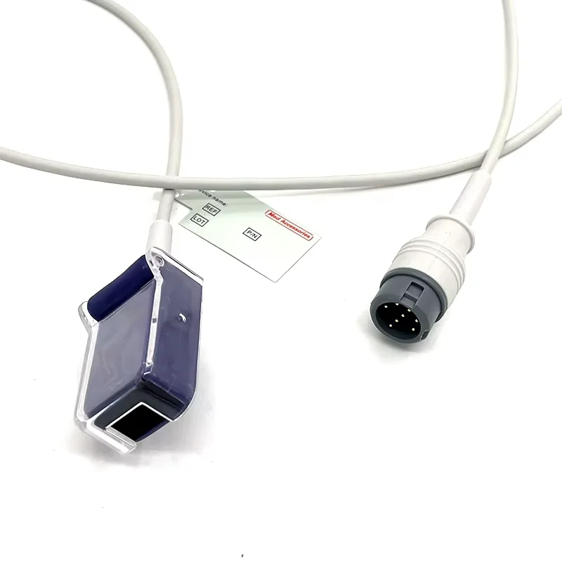Manufacturer Sold Compatible Nellcor SpO2 Extension Cable, Reusable TPU Medical Adapter Cable, ISO Quality Certified