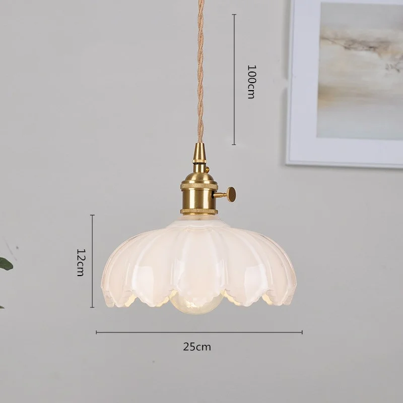 Nordic Retro Colorfull Glass Pendant Lights,Creative Restaurant Bar Living Room Brass Hanging Lamp,Simple ,LED E27 Lighting