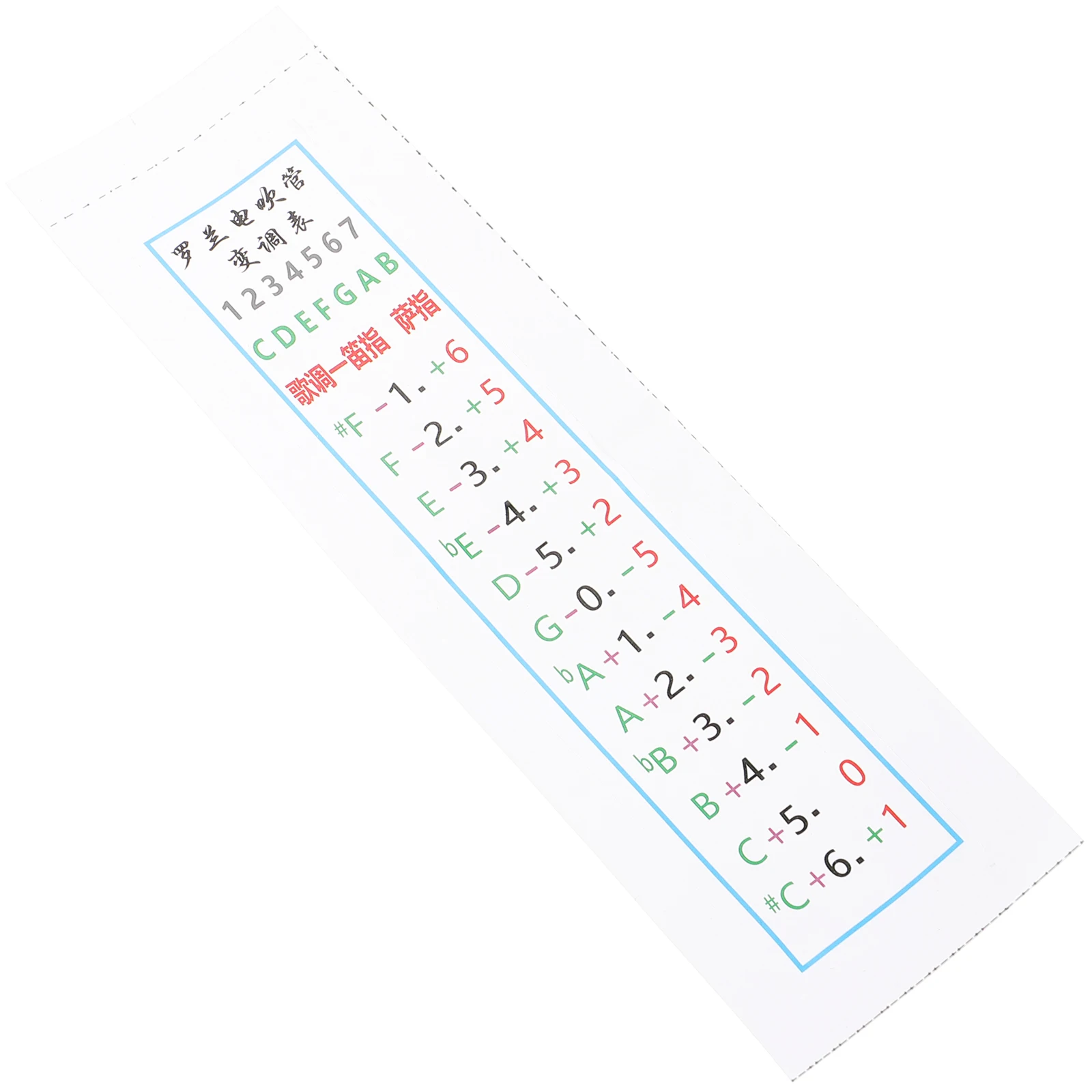 

Hair Tube Transfer Meter Saxophone Instrument Chart Flute Alto Practice for Beginners
