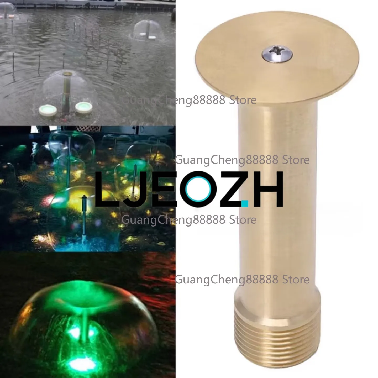 

Форсунка для фонтана SMVP, медная, утолщенная, 4/6 минутная, 1 дюйм, грибовидная полусферическая насадка