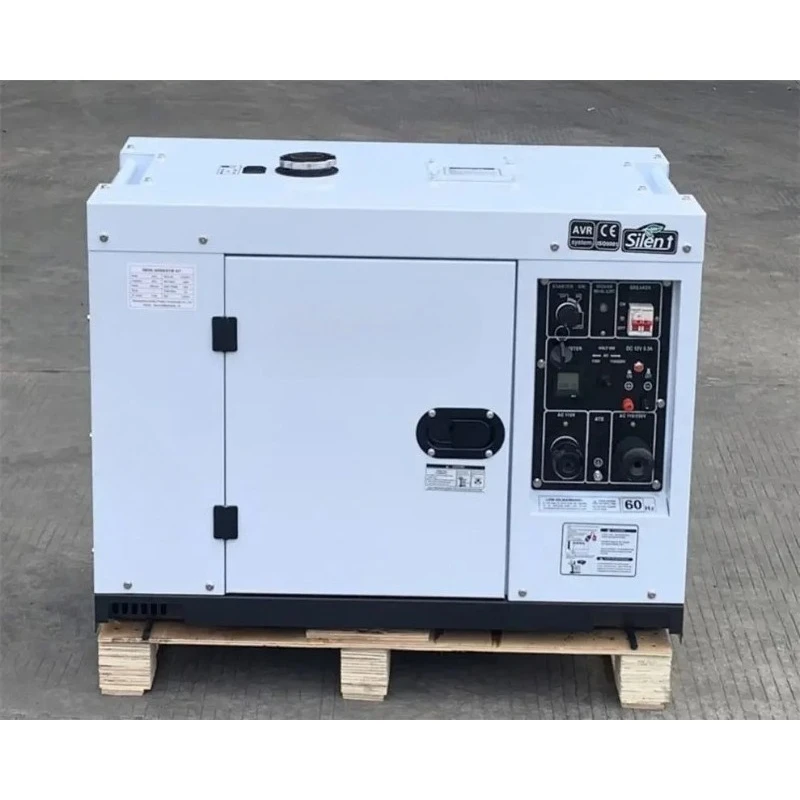 Small 3KW 5KW 6KW 8KW 10KW 12KVA 220V Single Phase Diesel Generators Set AC DC Electric Home Power Inverter Diesel Generators