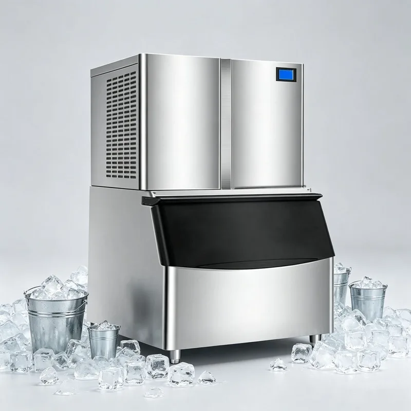 Commercial Ice Maker Machine Fast Ice Production Multi Shape Ice Cube Maker Energy Saving for Bar Hotel Restaurant