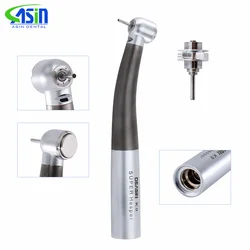 Titanium Alloy Dental Handpiece Optical Fiber Torque Head Air Turbine Ceramic Bearing for KaVo 2/4/6 Hole Connector Dentist Tool