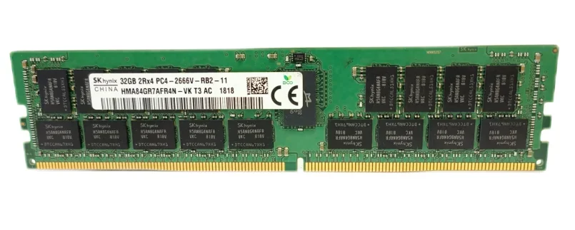 SK hynix 32GB 2Rx4 PC4 2666V DDR4 2666MHz ECC REG RDIMM RAM Server