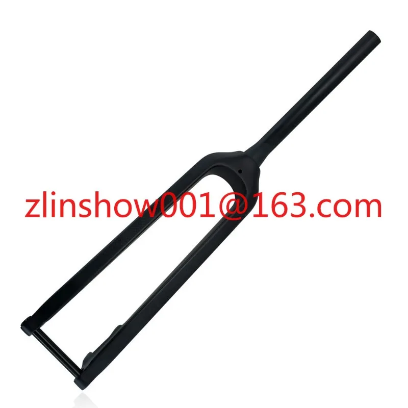 26 Inch 27.5 Inch 29 Inch ER 15*100MM Straight Tapered Carbon 3K T800 Mountain Bike Bicycle Rigid Fork for MTB