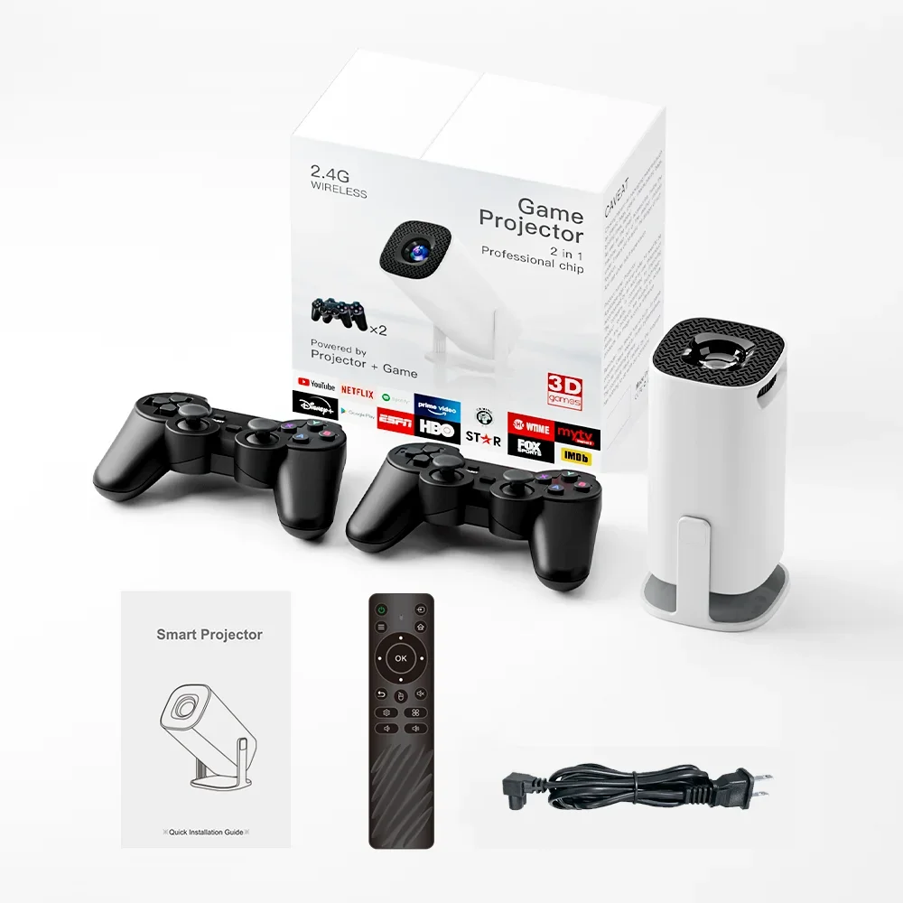 SYTA New Projector&Game Console P30MAX Android 11 Portable Home Video Game Console