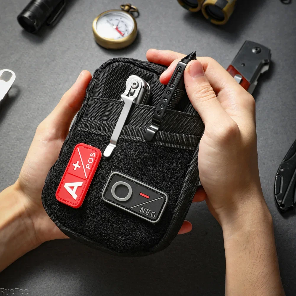 Kosibate ขนาดเล็ก EDC Organizer กระเป๋ากระเป๋าสําหรับชายยูทิลิตี้เครื่องมือจัดเก็บสําหรับ Multitools แบบพกพากีฬากลางแจ้ง Toolkit