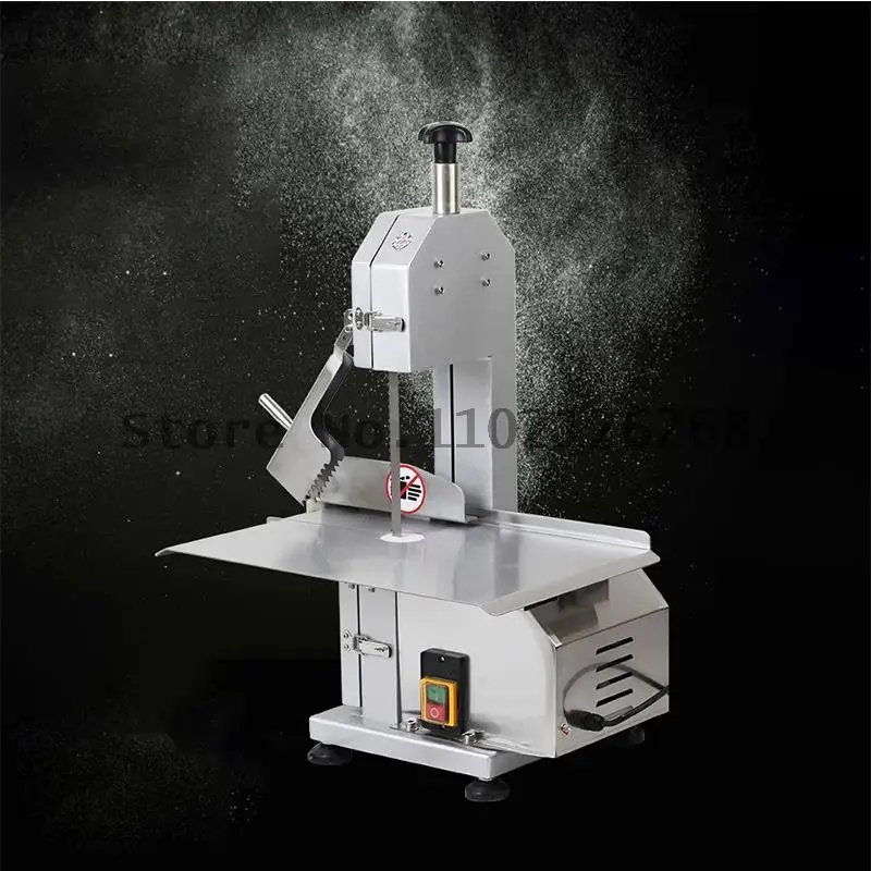 Full-automatic Commercial Bone Sawing Machine Electric Desktop Cutting Beef Bone Frozen Meat Pork Hoof Chopping Ribs Frozen Fish