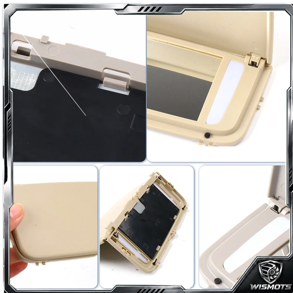 Sun Visor Makeup Mirror With Illuminated Cap For Volvo For XC60 For XC90 For S80 For XC70 For V70 39899171 39823340 39823349