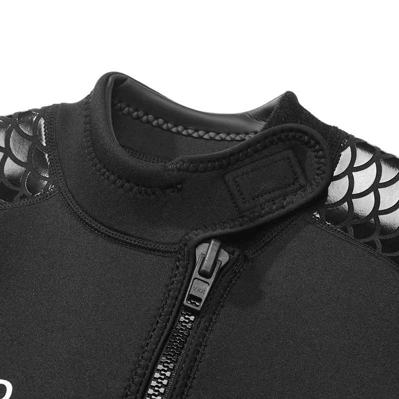 Men Women 3mm Diving Suit Front Zip Wetsuit Scuba Diving Snorkeling Surfing Swimming Super Elastic Diving Suit Neoprene Surfing