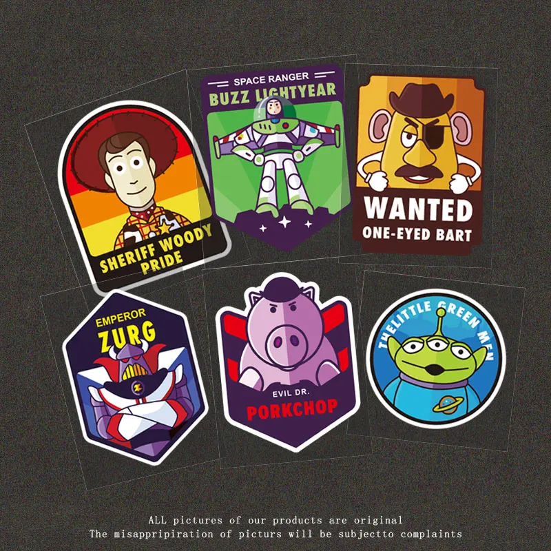 

Toy Story Car Stickers Styling Buzz Lightyear Reflective Motorcycle Decals and Car Window Decorations Accessories