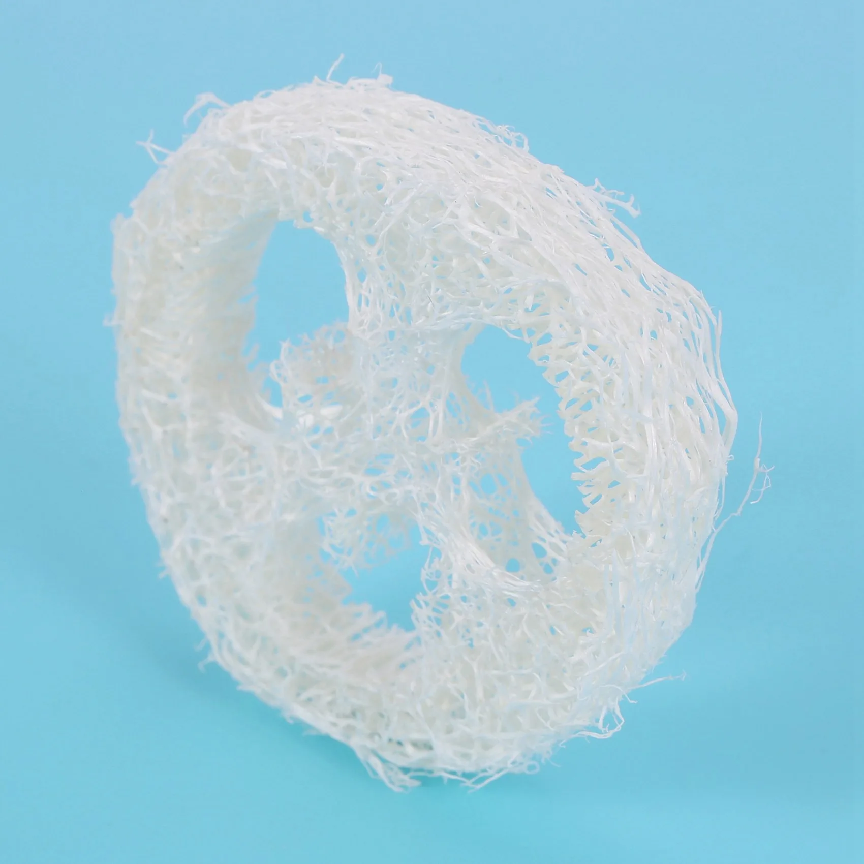 Y42A-4-6Cm Wide 200Pcs/Lot Natural Loofah Slice Diy Customize Soap Tools,Cleaner,Sponge Scrubber,Facial Soap Holder