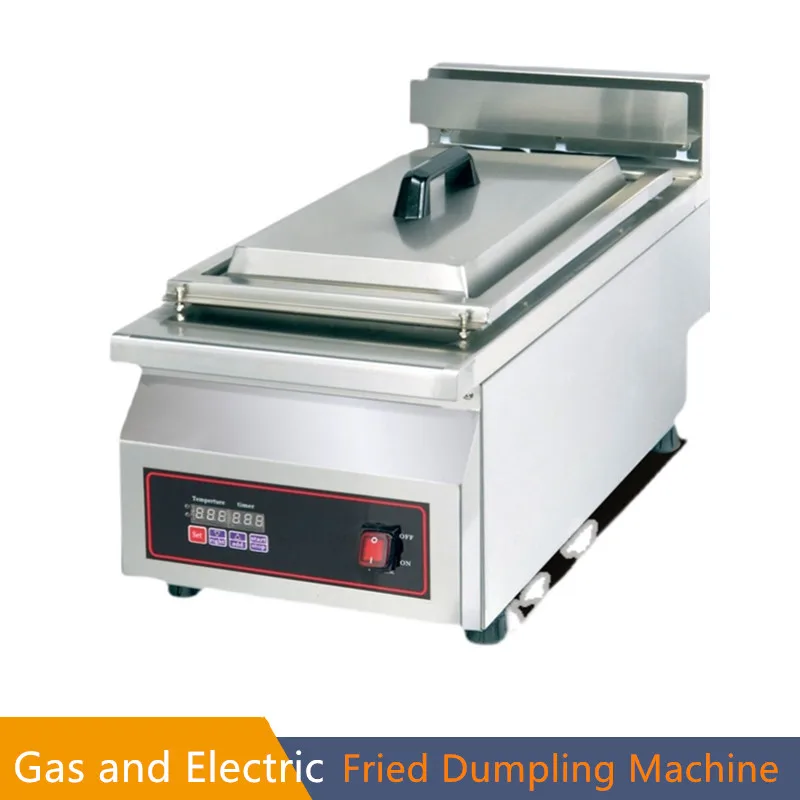 Tabletop Gyoza Fried Pot Electric Gas Single Dumpling Fryer Pot Frying Snack Dumpling Machine